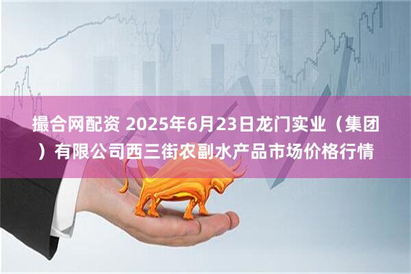 撮合网配资 2025年6月23日龙门实业（集团）有限公司西三街农副水产品市场价格行情